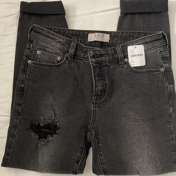 Free People Women’s Denim Jeans 26. Black